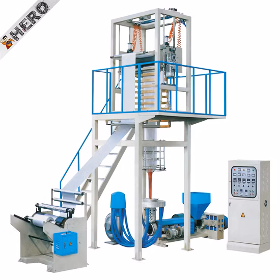 High Speed Extruder Three Layer Biodegradable Zip Lock BOPP HDPE LDPE ABA PVC Shrink PLA PE PP Plastic Film Blowing Machine Price