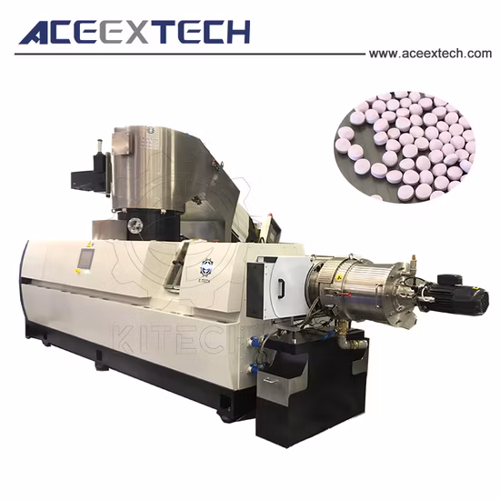 PP PE BOPP Plastic Waste Film Woven Bag Recycling ABS/PS Water Ring Pelletizer