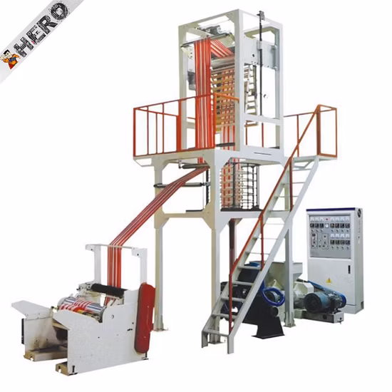 High Speed Extruder Three Layer Biodegradable Zip Lock BOPP HDPE LDPE ABA PVC Shrink PLA PE PP Plastic Film Blowing Machine Price