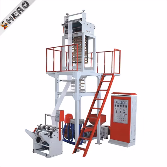 High Speed Extruder Three Layer Biodegradable Zip Lock BOPP HDPE LDPE ABA PVC Shrink PLA PE PP Plastic Film Blowing Machine Price
