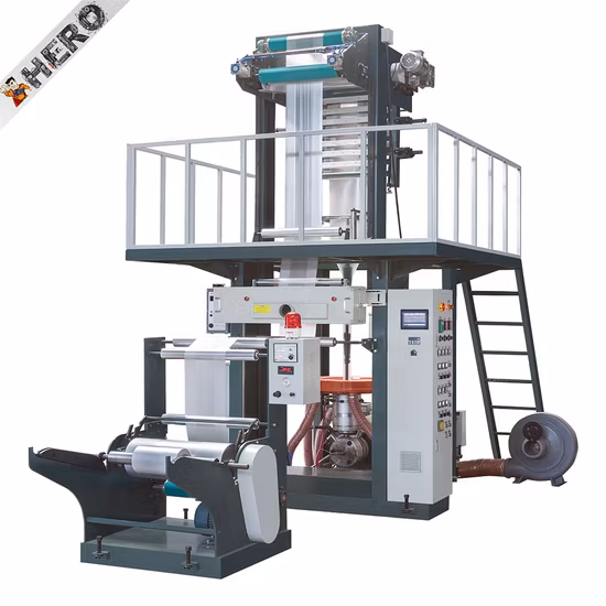High Speed Extruder Three Layer Biodegradable Zip Lock BOPP HDPE LDPE ABA PVC Shrink PLA PE PP Plastic Film Blowing Machine Price