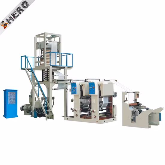 Extrusora de alta velocidade com três camadas de fecho zip biodegradável BOPP HDPE LDPE ABA PVC Shrink PLA PE PP Preço da máquina sopradora de filme plástico