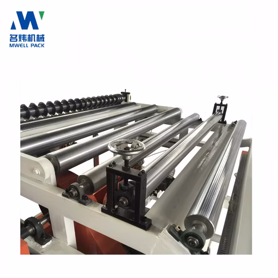 Máquina de corte e rebobinamento de papel em rolo grande totalmente automática para etiqueta de folha de alumínio não tecida de papel PVC com desenrolamento de 1800 mm