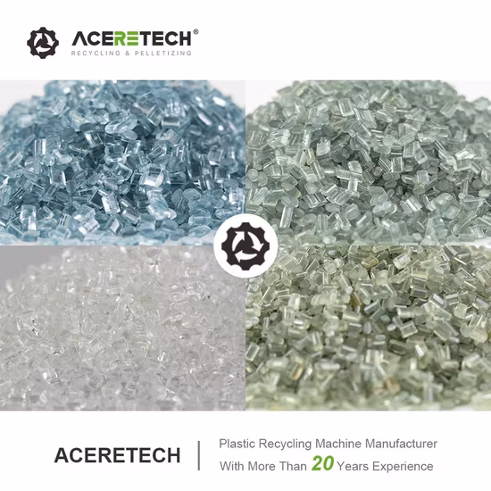 Aceretech excelente fabricante de máquina granuladora de pelotização para reciclagem de plástico com design europeu